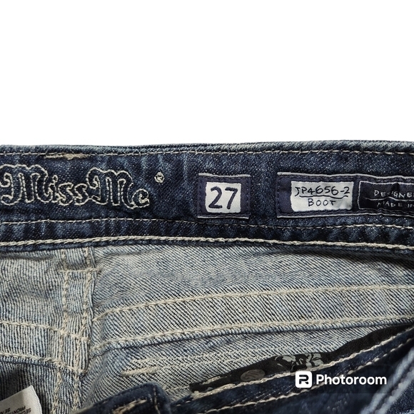 Miss Me Jeans, sz 27 bootcut western cowgirlcore, boho, - Picture 6 of 11